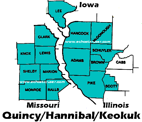 Quincy, IL / Hannibal, MO / Keokuk, IA